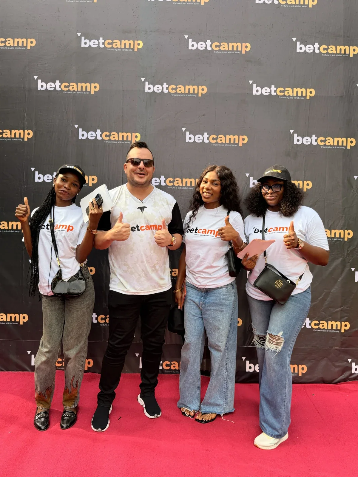 Guests together at a Betcamp event